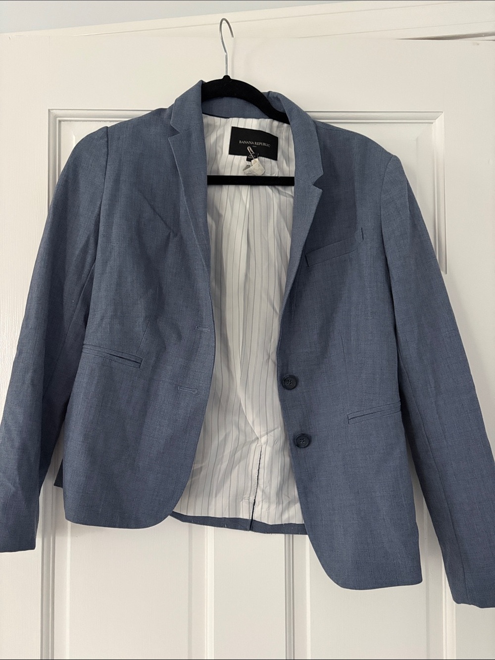 Banana Republic Slate Blue Women's Tailored Blazer
